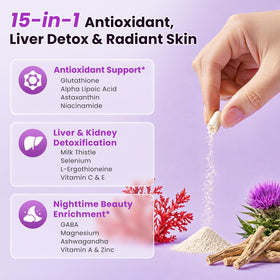 Capsules végétales de Glutathione Liposomal Lukaree