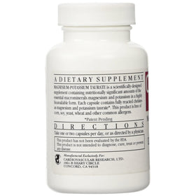 Capsules végétales de Magnésium-Potassium Taurate sur un fond blanc
