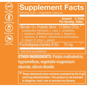 Capsules végétales de Probiotiques 13 Milliards CFU de The Vitamin Shoppe