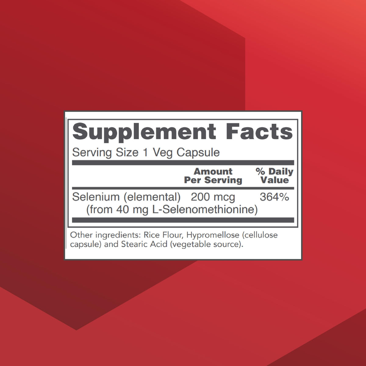 Capsules végétales de sélénium 200 mcg de PROTOCOL FOR LIFE BALANCE