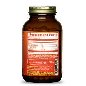 Capsules végétales de Vitamine C HEALTHFORCE SUPERFOODS sur fond blanc