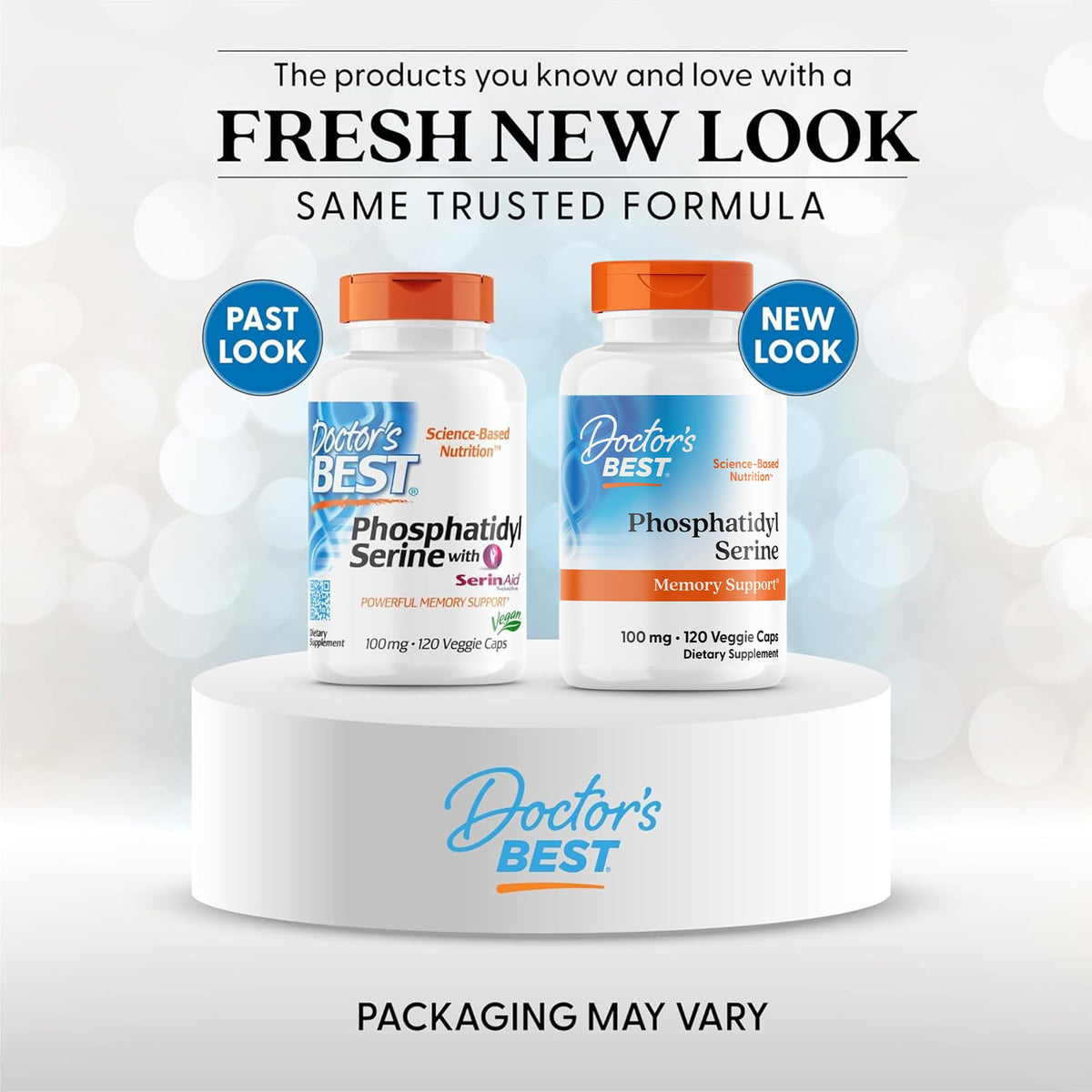 Capsules végétales Doctor's BEST Phosphatidylsérine 100 mg