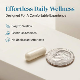 Capsules végétales DR VITAMIN SOLUTIONS sur une surface blanche