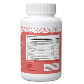 Capsules végétales du Complément Cholestérol Pattern Wellness sur une surface blanche