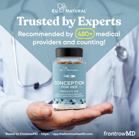 Capsules végétales Eu Natural Conception pour Elle avec étiquette