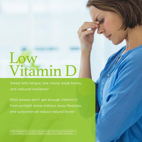 Capsules végétales INNERVISNUTRITION Vitamine D3 5000 IU sur fond blanc