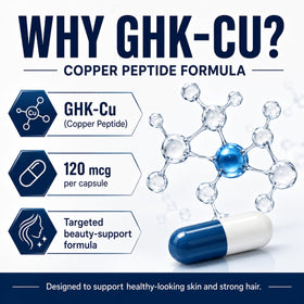 Capsules végétales LEVADI GHK-Cu en mode lifestyle
