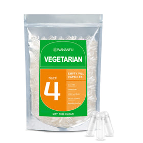 Capsules végétales taille 4 wananfu en sachet refermable