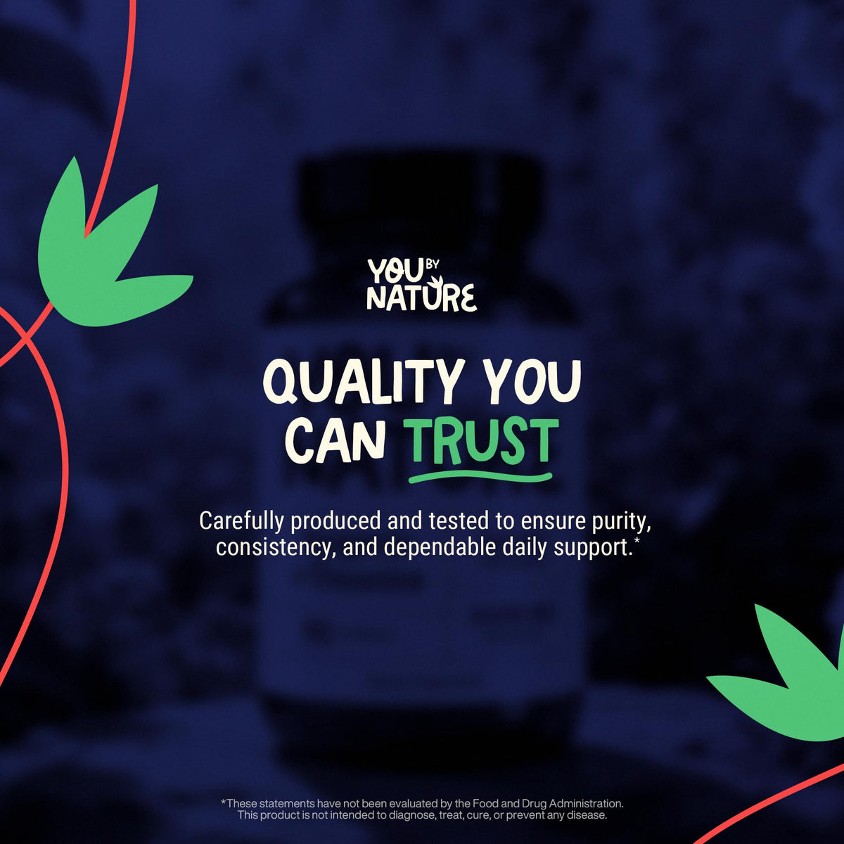 Capsules végétales YOUBYNATURE sur un fond naturel