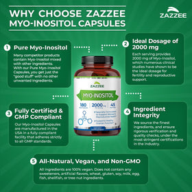 Capsules végétales Zazzee, vue de côté