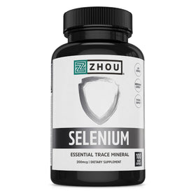 Capsules végétales ZHOU Sélénium 200 mcg, vue de face