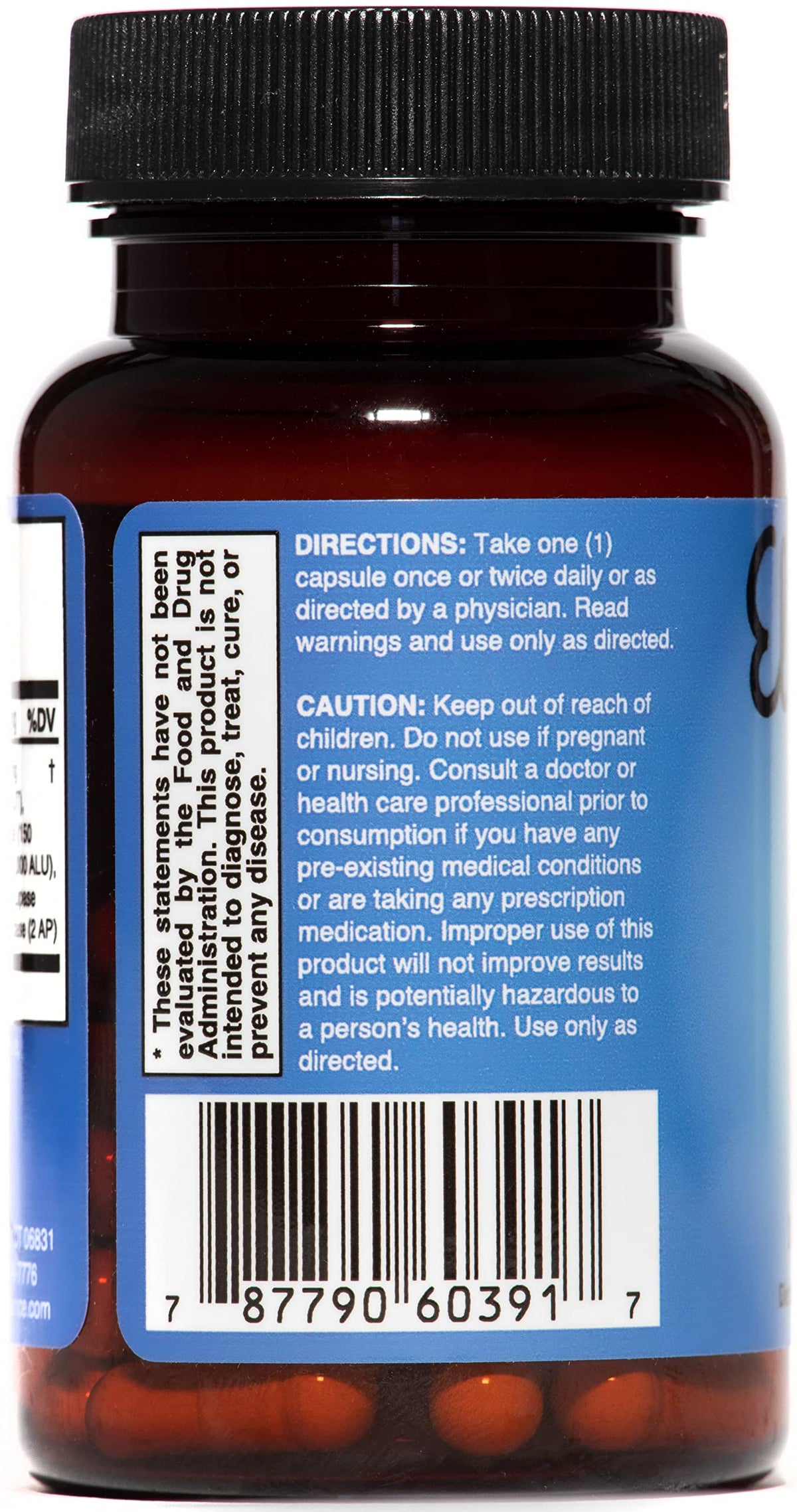 Capsules végétaliennes d'ElevenZyme en gros plan