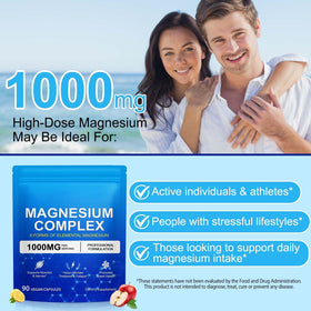 Capsules végétaliennes de magnésium ITSDAWN sur une table