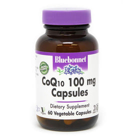Capsules végétariennes BlueBonnet CoQ-10 100 mg vue de face