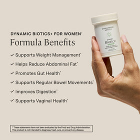 Capsules végétariennes de Dynamic Biotics+ pour Femmes, vue en gros plan
