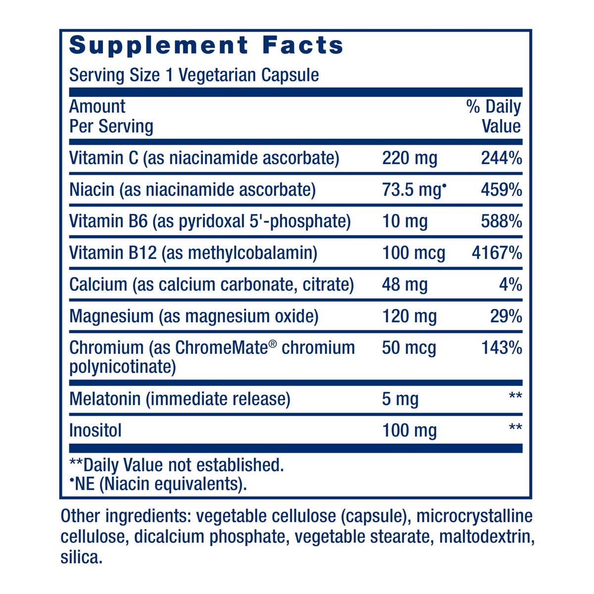 Capsules végétariennes de Life Extension Complément Sommeil