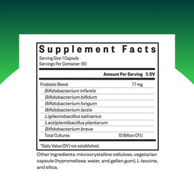 Capsules végétariennes de Seeking Health ProBiota HistaminX