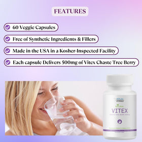 Capsules végétariennes de Vitex Chasteberry BIOLABS PRO