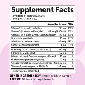Capsules végétariennes de Zinc Picolinate 30mg dans un bol