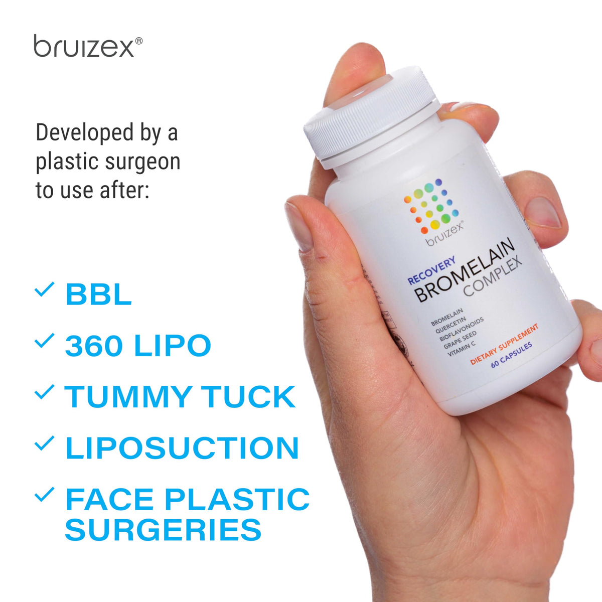 Capsules végétariennes du Complexe de Récupération Bruizex