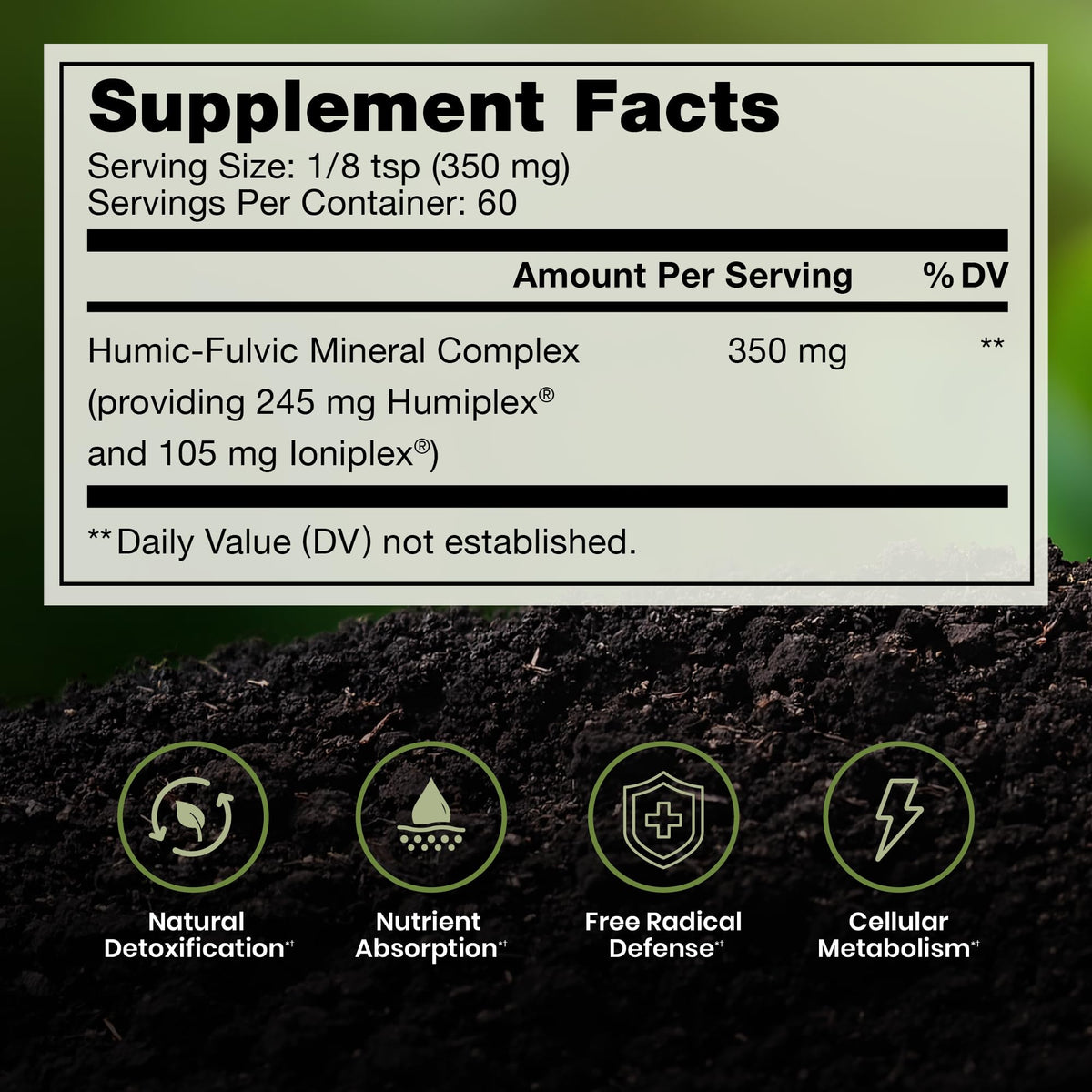 Capsules végétariennes EarthMend de Pure Therapro Rx, vue de près