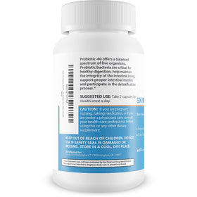 Capsules végétariennes Generic Probiotiques sur fond blanc