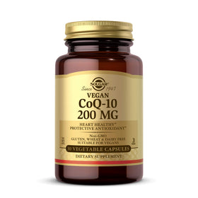 Capsules végétariennes Solgar CoQ-10 200 mg en boîte