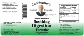 Capsules végétariennes Soothing daily de Christopher's sur une surface blanche