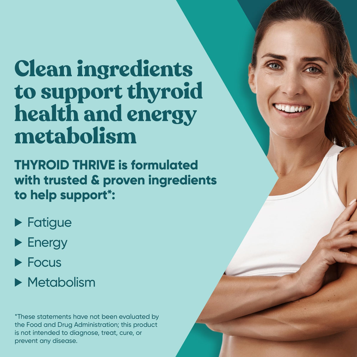 Capsules végétariennes Thrive Energy Support d'Eu Natural