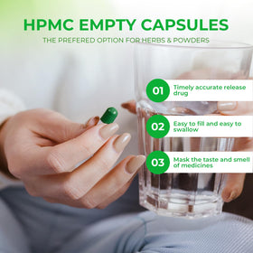Capsules vides Angtai JN sur un fond neutre