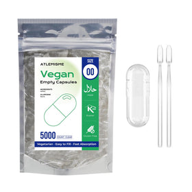 Capsules vides ATLEMISME taille 00 vues de face