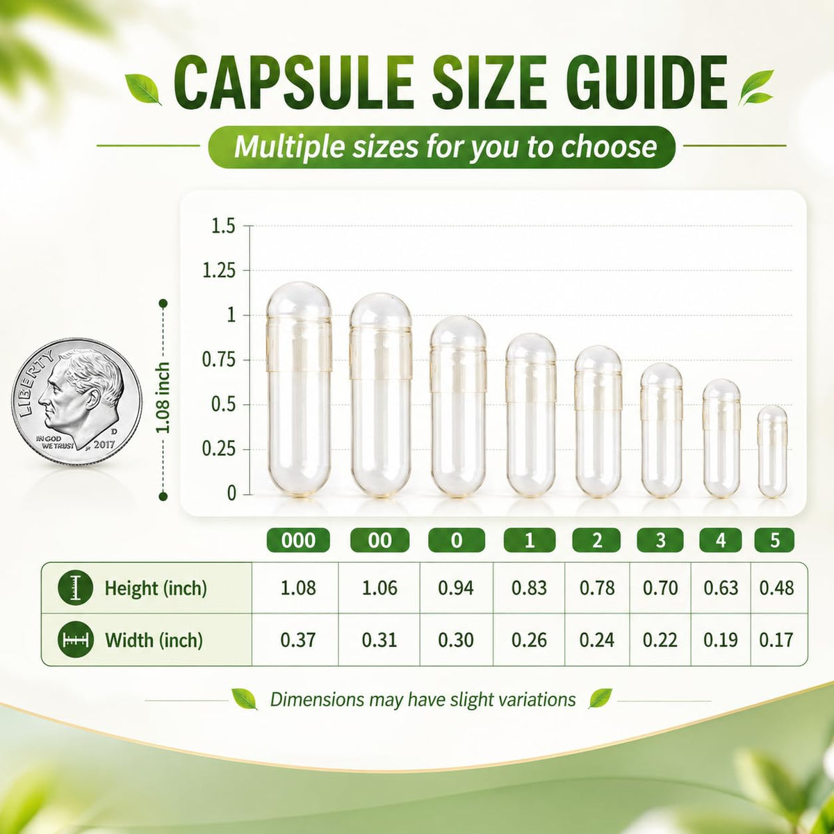 Capsules vides EaccoViigr, design à deux pièces transparent