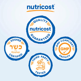Capsules vides Nutricost taille 0 sur fond blanc