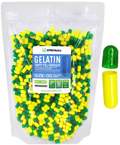 Capsules vides Taille 00 XPRS Nutra en vue de face