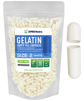 Capsules vides taille 2 XPRS Nutra, vue de face