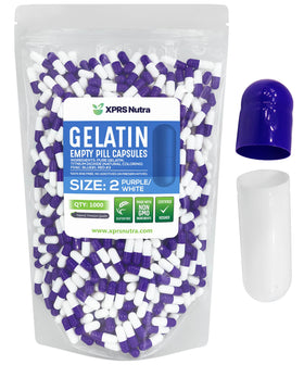 Capsules vides taille 2 XPRS Nutra, vue de face