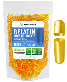 Capsules vides Taille 4 XPRS Nutra 500 unités, vue avant