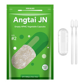 Capsules vides végétaliennes Angtai JN taille 2 en vue de face