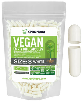Capsules vides XPRS Nutra Taille 3, vue de face
