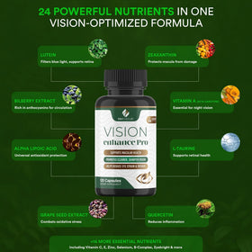Capsules VISION support PRO dans une cuillère en bois