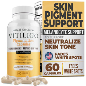 Capsules Vitiligo AURA VITAMINS avec 60 unités en boîte