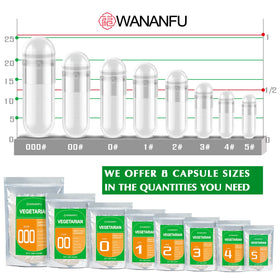 Capsules wananfu dans un bol, prêtes à être utilisées