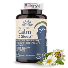Capsules Wellkasa Calm & Sleep sur un fond blanc