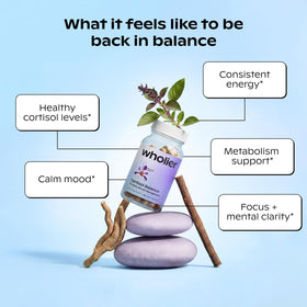Capsules wholier Cortisol sur une table