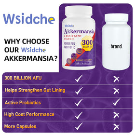 Capsules Wsidche Akkermansia Muciniphila dans une main