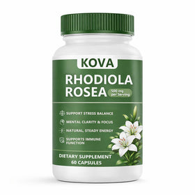 Capsules wuliao KOVA de Rhodiola Rosea, boîte de 60 capsules