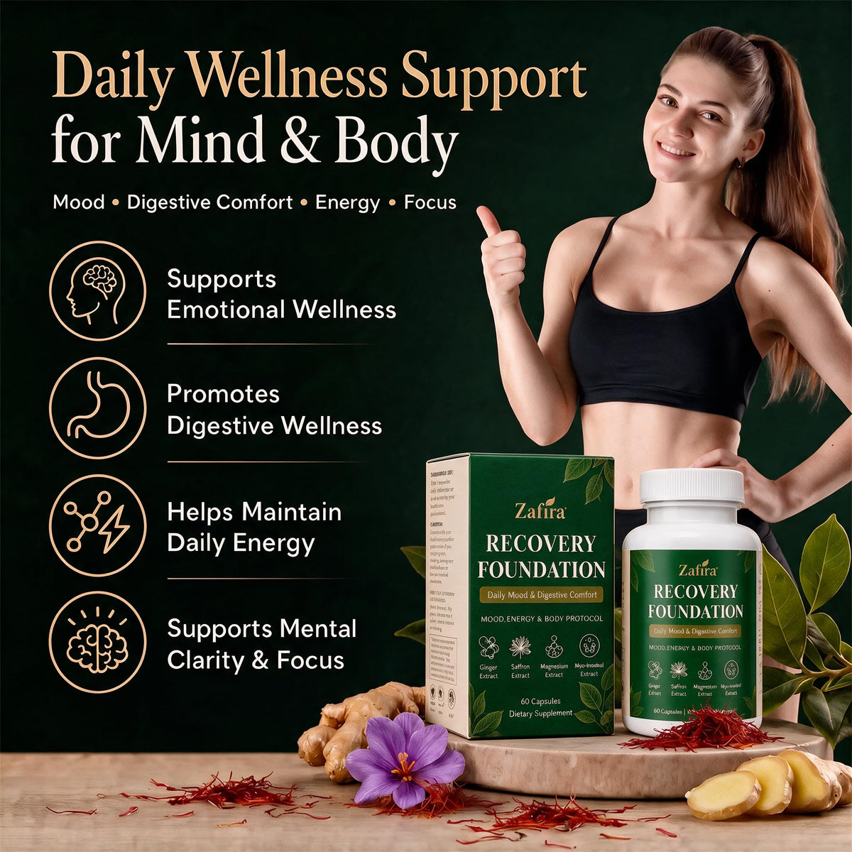 Capsules Zafira Foundation, ouverture du flacon
