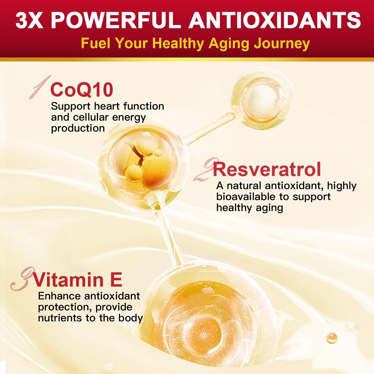 Capsules ZEBORA CoQ10 avec étiquette détaillant les ingrédients