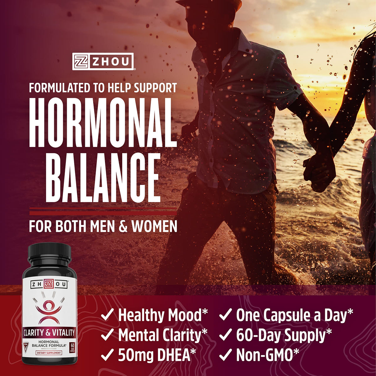 Capsules ZHOU Clarity & Vitality prêtes à être utilisées