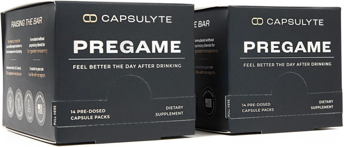 CAPSULYTE Pregame boîte de 28 gélules vue de face